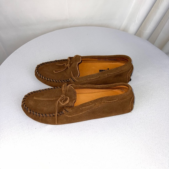 Minnetonka Driving Moccasins Loafers men's 9 - Picture 2 of 6